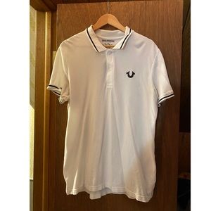 True Religion White Polo Crafted With Pride